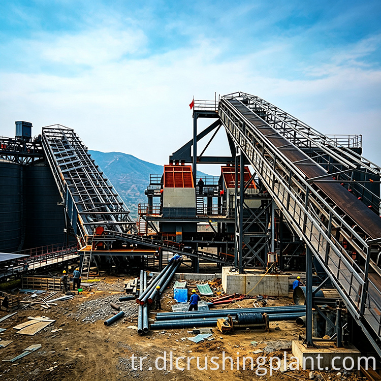 titreşimli besleyici ve dairesel titreşimli elek konfigürasyonu vibrating feeder and circular vibrating screen configuration